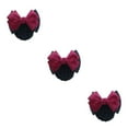 thumbnail image 1 of Maytalsory Plaque pour Cheveux Professionnelle Facile à Porter Poche en Maille Nœud Filet pour Cheveux Pince à Cheveux Nœud Résille Bons Cadeaux Deux Nœuds - rose Rouge Ensemble de 3, 1 of 6