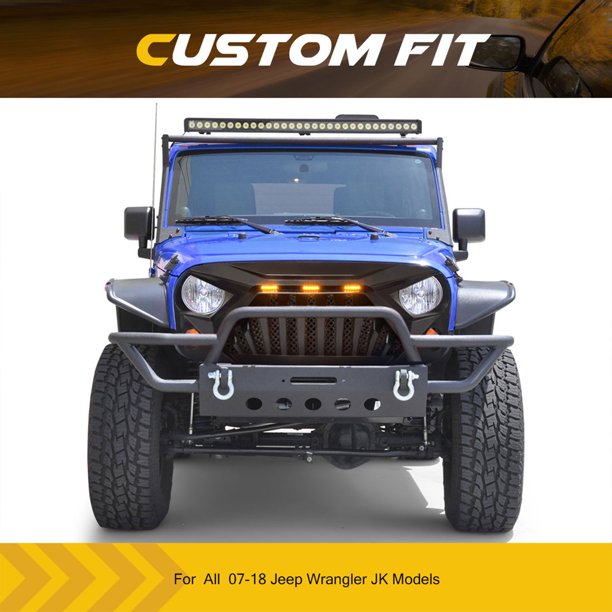 Front Bumper Cover US Replacement Jeep Wrangler JK year 07-18 US