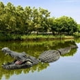 thumbnail image 4 of Kuriozud 31.5 Inches Floating Crocodile Decoy for Pool, Pond, Garden and Patio, Floating Alligator Decoy Goose Duck Control Garden Park Decor (31.49inchX5.51inchX4.72inch), 4 of 6