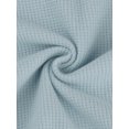 thumbnail image 7 of DARING DIVA Women's Soft Waffle Cotton Pajamas Long Sleeve with Pants Set M Blue, 7 of 7