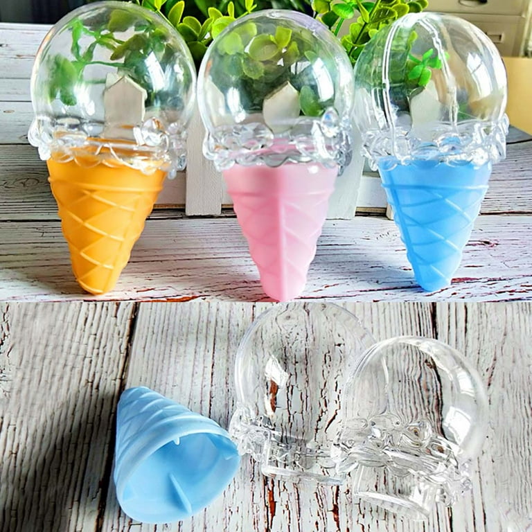 Clear Cakesicle Plastic Boxes Popsicle Ice Cream Candy Gift Packaging for  DIY Baking Baby Shower Wedding Birthday Party Favors