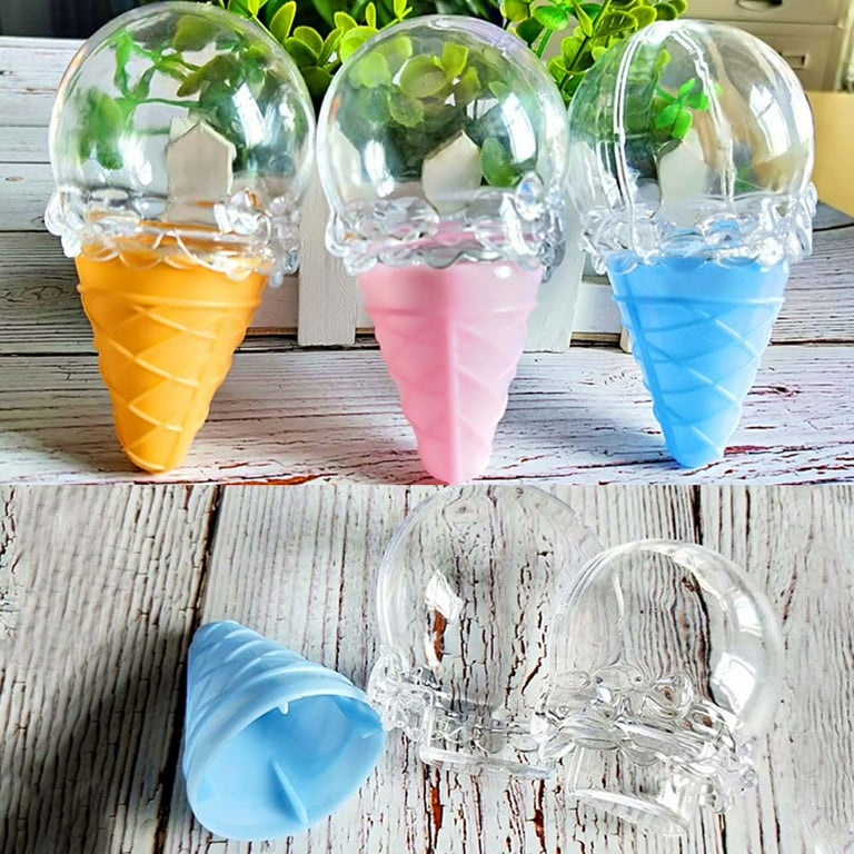 Clear Cakesicle Plastic Boxes Popsicle Ice Cream Candy Gift Packaging for  DIY Baking Baby Shower Wedding Birthday Party Favors