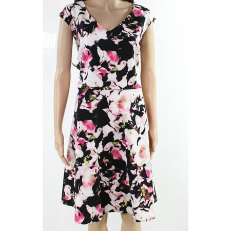 Gabby Skye Dresses - Gabby Skye Black Womens Floral Print Sheath Dress ...