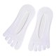thumbnail image 1 of 1 par de calcetines de cinco dedos para mujer, transpirables, finos, antideslizantes, invisibles y ocultos. blanco, 1 of 8