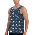 thumbnail image 2 of Easygdp Modern Modern Excavator Men's Tank Top, Sleeveless Muscle T Shirts, Breathable, Quick-Dry, Loose for Gym, Running, Fitness - X-Large, 2 of 9