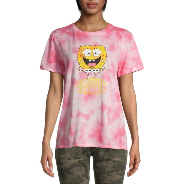 Nickelodeon SpongeBob SquarePants Wavvey TieDye TShirt Walmart