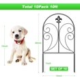 thumbnail image 2 of Decorative Garden Fence .in(H) x .ft(L) Animal Barrier Fence Rustproof Metal Fencing for Yard Dog Rabbits Wire Section Garden Edging Border for Yard Patio Garden, 2 of 7