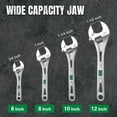 thumbnail image 5 of SK 12-Inch Adjustable Wrench, 1-1/2" Jaw Capacity, Cr-V Steel, SAE&Metric Scales, 5 of 12