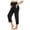 Black, variant on ZZwxWA Maternity Capris Leggings for Women High Waist Capri Pants with Pockets Casual Stretchy Comfy Lounge Yoga Leggings