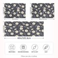 thumbnail image 4 of Haosy Satin Pillowcase for Hair and Skin Standard Cooling Silk Pillow Case with Envelope Closure Elegant Cream Dandilion 20"x30", 4 of 9