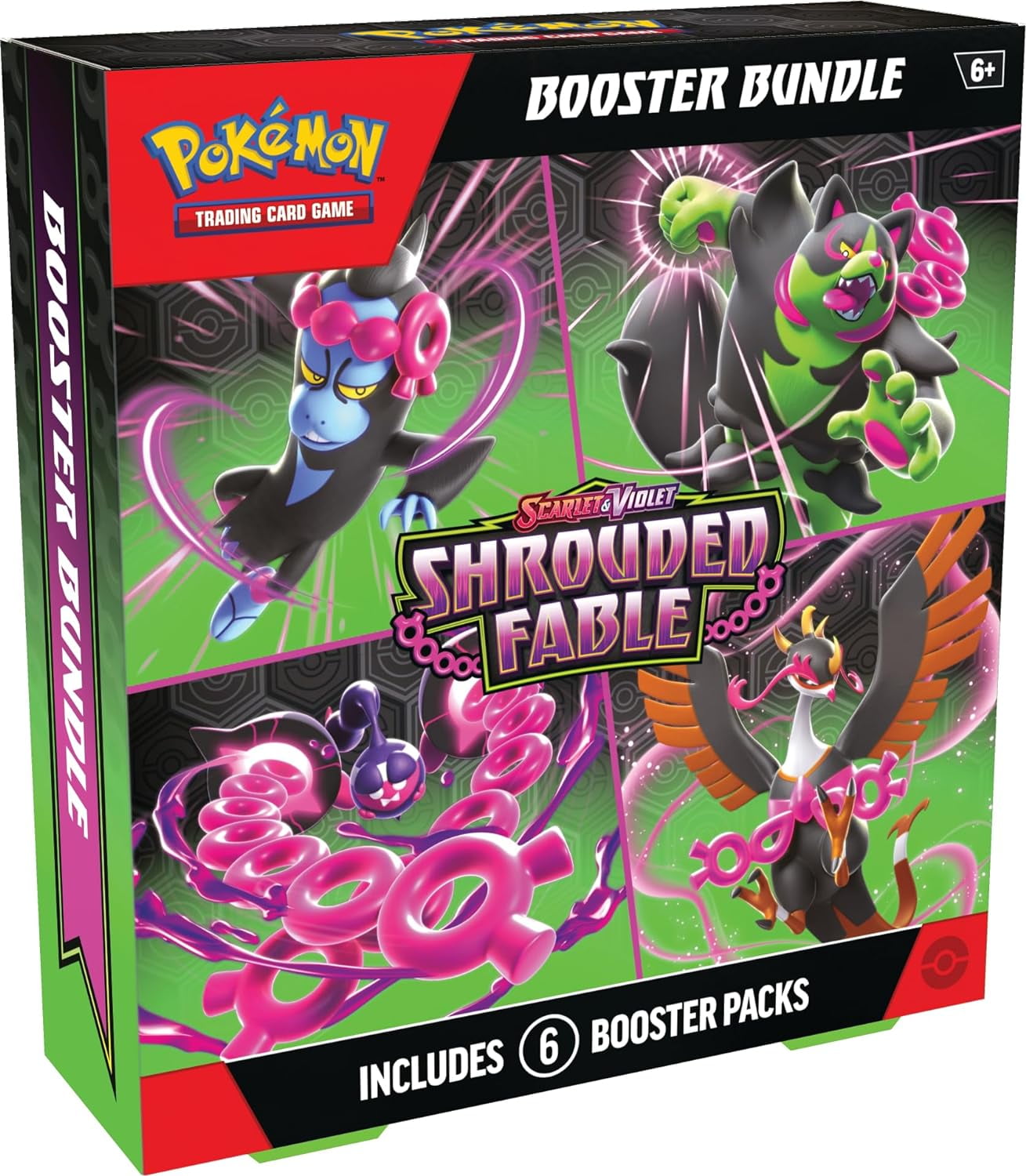Pokemon Scarlet and Violet Shrouded Fable Booster Bundle, 6 Packs, Shadowy  Secrets and Toxic Tricks - Walmart.com