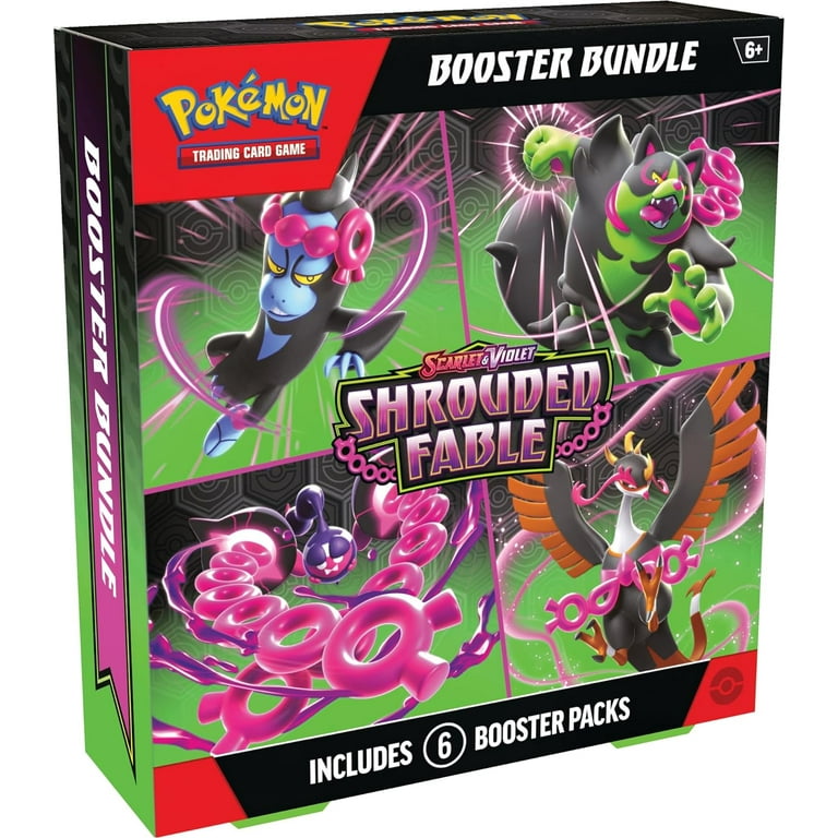 ポケモンカードゲーム Shrouded Fable ブースターバンドル Pokemon Scarlet and Violet Shrouded Fable Booster Bundle, 6 Packs