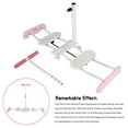 thumbnail image 3 of MotorGenic Leg Exercise Equipment with Adjustable, Foldable, Comfort Grip, Pink, for Indoor Workouts, 3 of 9