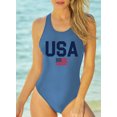 thumbnail image 4 of Dokotoo Women's Modest One Piece Swimsuit Slimming Swimwear Monokini Crisscross Back Athletic Sport Bathing Suits S-XXL, 4 of 6