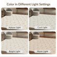 thumbnail image 7 of ODIKA 4'x6' Washable Area Rug Pet Friendly, Non-Shedding Cottagecore Vintage Rosebuds Trellis Shack Dainty Pink Flowing Dynamic for Bedroom, Reading Nook, 7 of 7