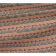 thumbnail image 5 of oneOone Viscose Jersey Fabric Floral & Flying Swan Block Printed Fabric 1 Yard 60 Inch Wide, 5 of 5