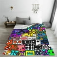 thumbnail image 5 of Geometry Dash Blanket Super Soft Cozy Throw Blanket Fuzzy Comfy Flannel Blanket Warm Plush Blankets For Couch, Sofa, Bed 40"X30", 5 of 6