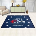 thumbnail image 3 of SKYSONIC Lightweight Carpet Mats Area Soft Rugs Floor Mat Rug Decoration for Kids Room Living Room Bedroom 72 x 48 inches Happy 4Th of July, 3 of 6