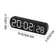 thumbnail image 5 of Reloj despertador LED multifuncional, blanco, 5 of 5