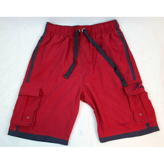 Men's Swim Trunk in Red