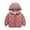 Orange, variant on Kids Winter Coat Boys Girls Warm Hooded Ears Padded Jacket Thickened Outerwear for Cold Weather Daily Wear