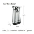image 5 of Hamilton Beach Sure Cut Stainless Steel Can Opener with Multi-Tool, New, 76778W