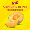 thumbnail image 3 of Glad Cling N Seal Plastic Food Wrap, 200 sq ft Roll, 3 of 9
