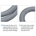thumbnail image 4 of Uxcell Wash Machine Drain Hose Extension Kits 16.4ft Gray with Elbow and Extension Adapter,  U-Bend Hose Holder, Clamps, 4 of 4