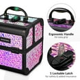 thumbnail image 6 of Byootique Makeup Train Case Kit with Cube Case Cosmetic Organizer Mermaid Pink, 6 of 9