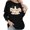 Black, variant on Vedolay Women Tops Womens Zip Up Hoodies Oversized Sweatshirt Cute Fall Casual Clothing with Pockets,Black M