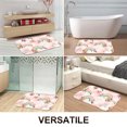 thumbnail image 4 of 1pc Cute Rainbow and Cloud Absorbent Non-Slip Bathroom Thickened Flannel Rug Decor,Soft,Quick Drying,Suitable For Indoor/outdoor Use,Bathrooms,Bedrooms,Kitchens,Terrace,Laundry Rooms,16"x24", 4 of 9