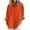 Orange, variant on Womens Linen Blend Long Sleeve Blouse Loose Fit Breathable Comfort Casual Shirt