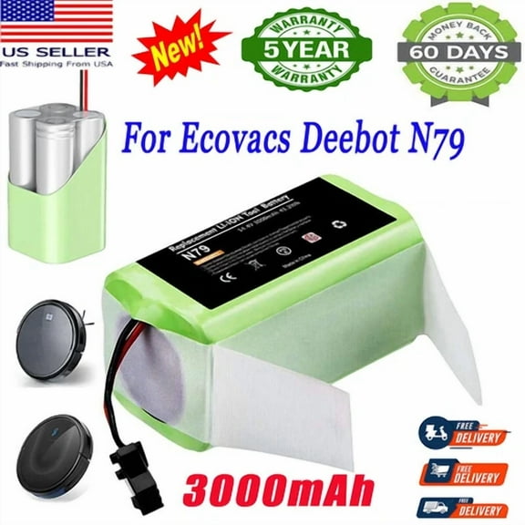 3.0Ah Battery For Ecovacs Deebot N79S N79 Dn622 Eufy 11 11S 15 15C 25C Us 14.4V