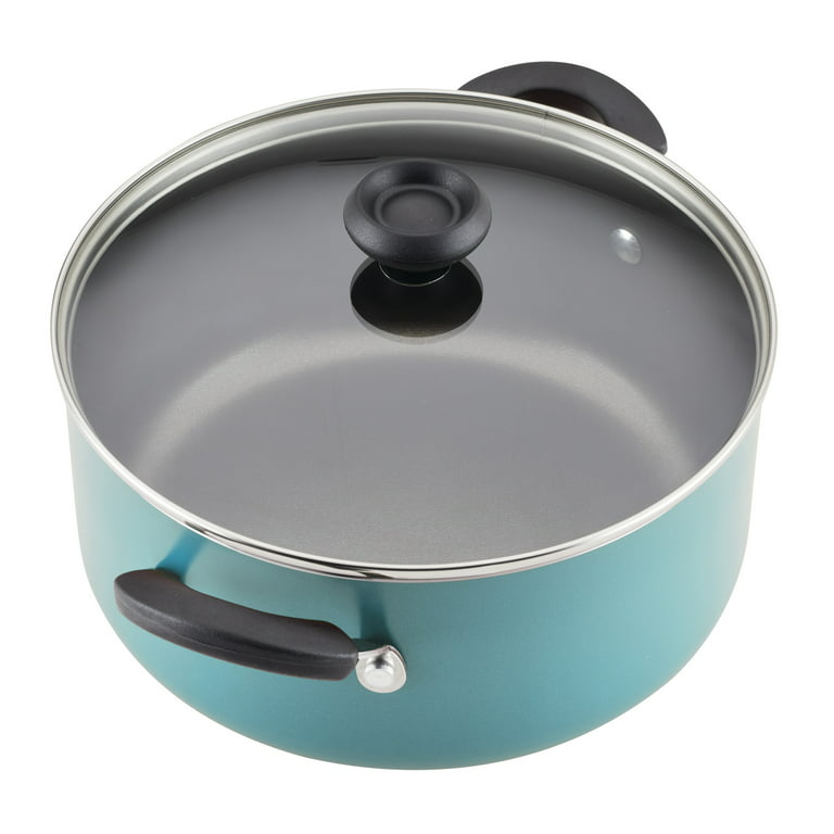 Farberware Easy Clean Aluminum Nonstick Cookware Pots and Pans Set,  11-Piece, Aqua pots and pans cooking pots - AliExpress