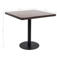 thumbnail image 4 of vidaXL Bistro Table Dark Brown 31.5"x31.5" MDF, 4 of 5