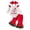 White, variant on Faraee Newborn Baby Girl My 1st Christmas Outfit Ruffle Long Sleeve Romper Plaid Print Flare Pants Headband 3Pcs Xmas Clothes Set 0 3 6 9 12 18 Months,Pink