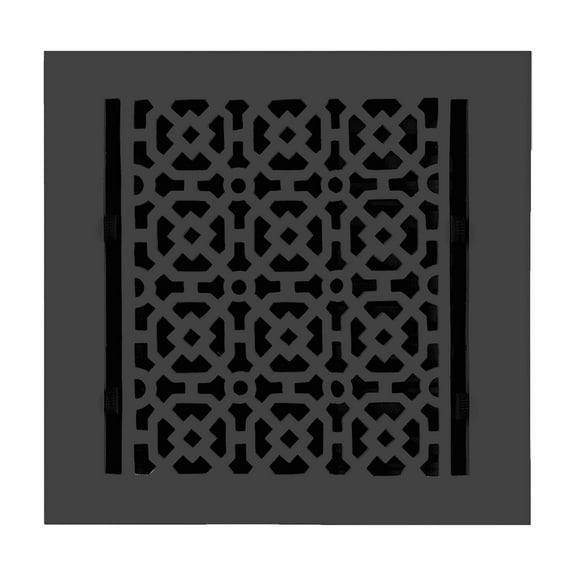 Achtek Air Supply Vent 8"x 8" Duct Opening (Overall 9-1/4"x 9-3/4") Solid Cast Aluminum Register Cover | Powder Coated