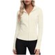 thumbnail image 1 of Camisetas de Cuello de Manga Larga para las Mujeres con Cremallera Frontal con Cintura Cinqueada Upf Protección Solar, Camisetas de Manga Larga para las Mujeres, 1 of 9