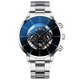thumbnail image 1 of Reloj de moda para hombre con calendario creativo y correa de acero de aleación, 1 of 1