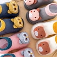 thumbnail image 4 of Otqutp Children Indoor Shoes Canvas Shoes Baby Shoes Baby Shoes Non Slip Ankle Soft Prewalker Shoes For 0 to 4 Years, 4 of 8