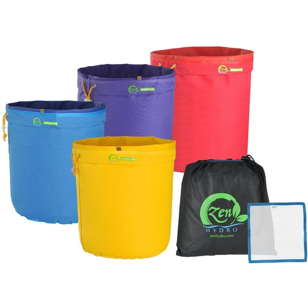 iPower GLBBAG1X4 1-Gallon 4 Set Herbal Ice Essence Extractor Bubble