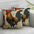 thumbnail image 3 of nygtbtfer Throw Pillow Covers Farm Feed Home Décor Linen Throw Pillow Case Cushion Cover Set of 2 ( Poultry Chicken) White, 3 of 7