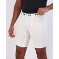 thumbnail image 4 of Real Essentials 5 Pack: Mens Compression Shorts - Quick Dry Performance Active Underwear (Available in Big & Tall), 4 of 6