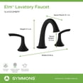 thumbnail image 7 of Symmons SLW5512BBZPP Elm 1.0 GPM Widespread Bathroom Faucet - Bronze, 7 of 7