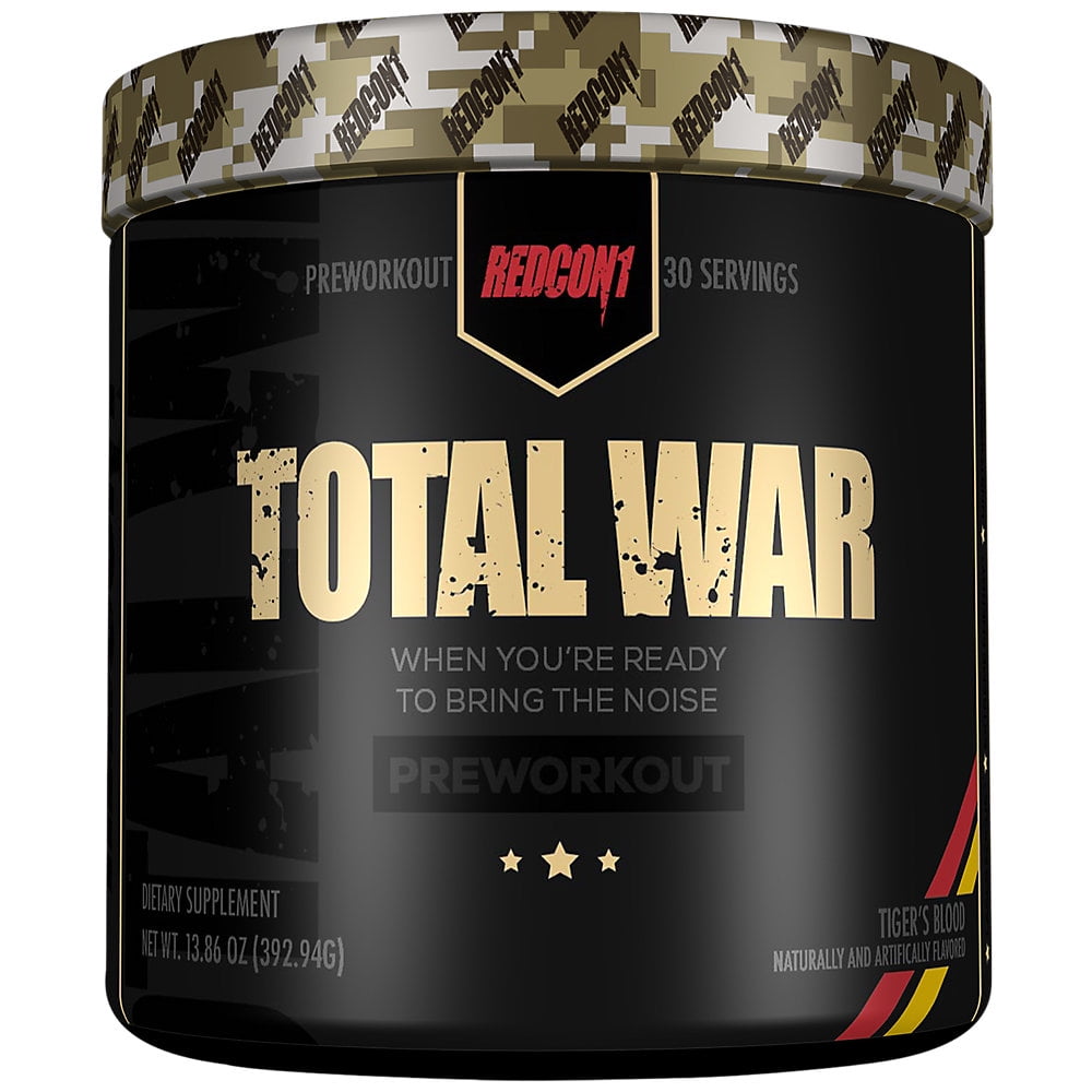 Redcon1 Total War Preworkout Powder, Tiger's Blood, 30 Servings