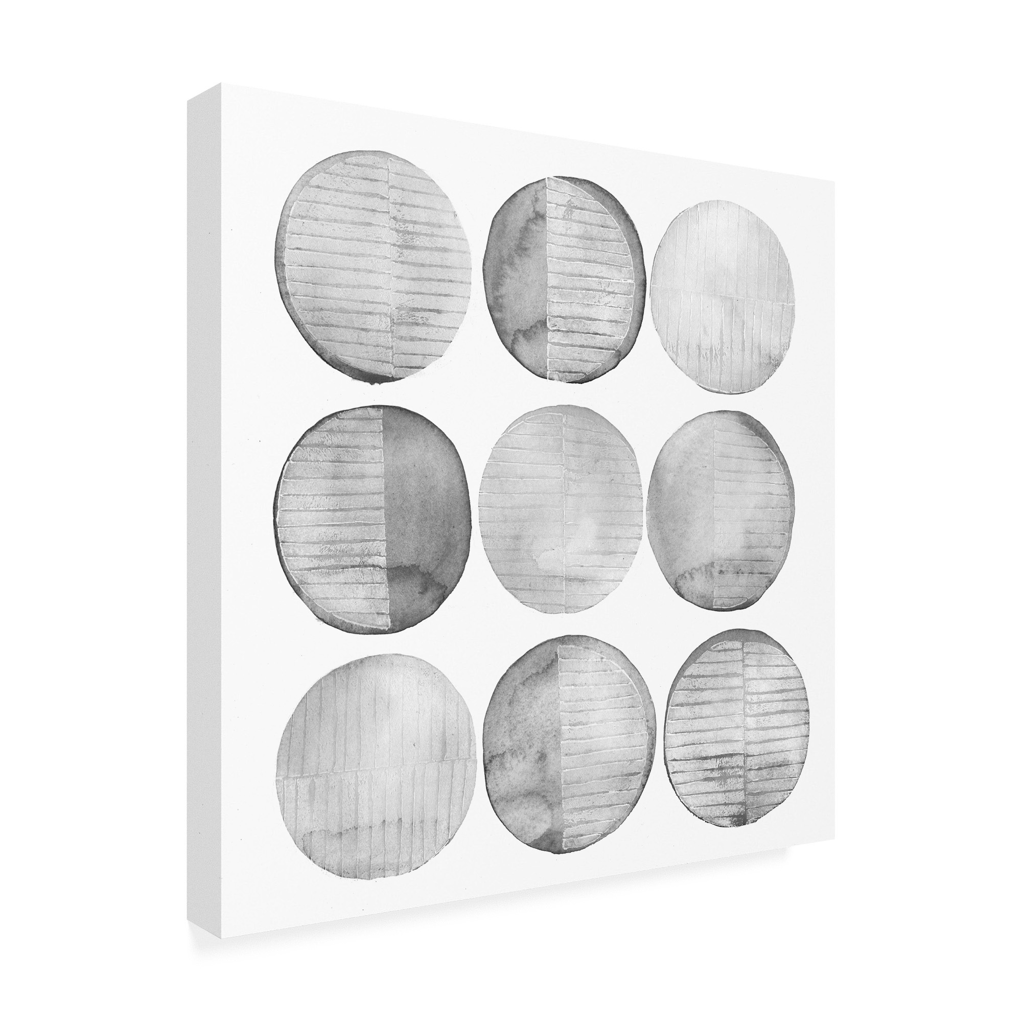 Trademark Fine Art 'Soft Circles I' Canvas Art by Grace Popp