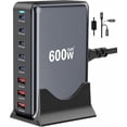thumbnail image 1 of Cargador LMSEP 600W de 8 puertos USB-C GaN III Fast, 1 of 6