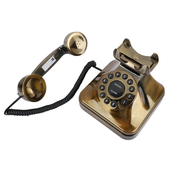 Button Dialing Landline Phone, Vintage Telephone, Number Store For Home Family Indoor Decoration