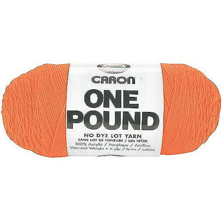 - Caron One Pound Acrylic Yarn - 1 lb, 4-Ply, Peach