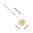 thumbnail image 2 of SDNall Long Handle Bath Brush for Thick Hair, Two-In-One Hair Color Brush and Bath Back Brush, Soft Bristles for Extended Reach, Double-Sided Body Brush for Gentle Exfoliating and Massage, 2 of 3
